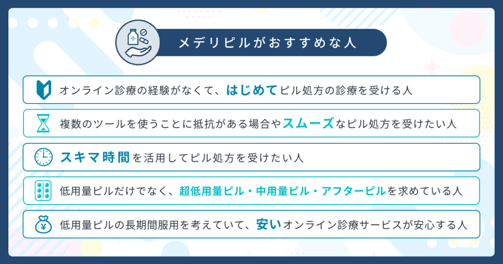 口コミから分かるメデリピルがおすすめな人や向いている人